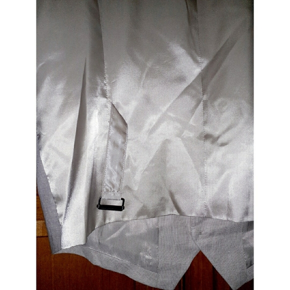 Perry Ellis Big & Tall Slim Fit Linen Blend Vest - Picture 7 of 13